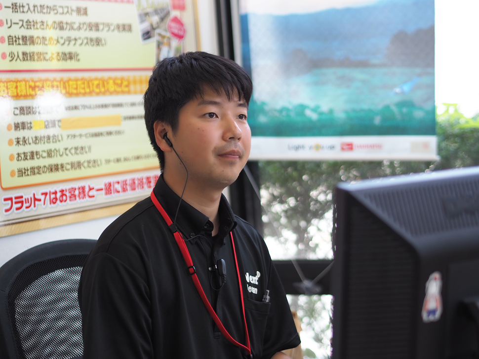 スタンド営業Nさんの写真