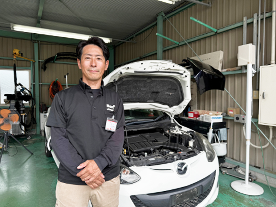 鈑金・塗装Hさん写真